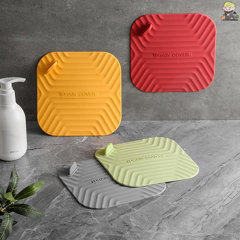 [CL] ฝาครอบท่อระบายน้ําพื้นซิลิโคนป้องกันการปิดกั้นสําหรับห้องน้ํา Anti-hair แผ่นท่อระบายน้ําชั้นป้องกันแมลงสาบท่อระบายน้ําท่อระงับกลิ่นกายเสื่อ [ไทย]