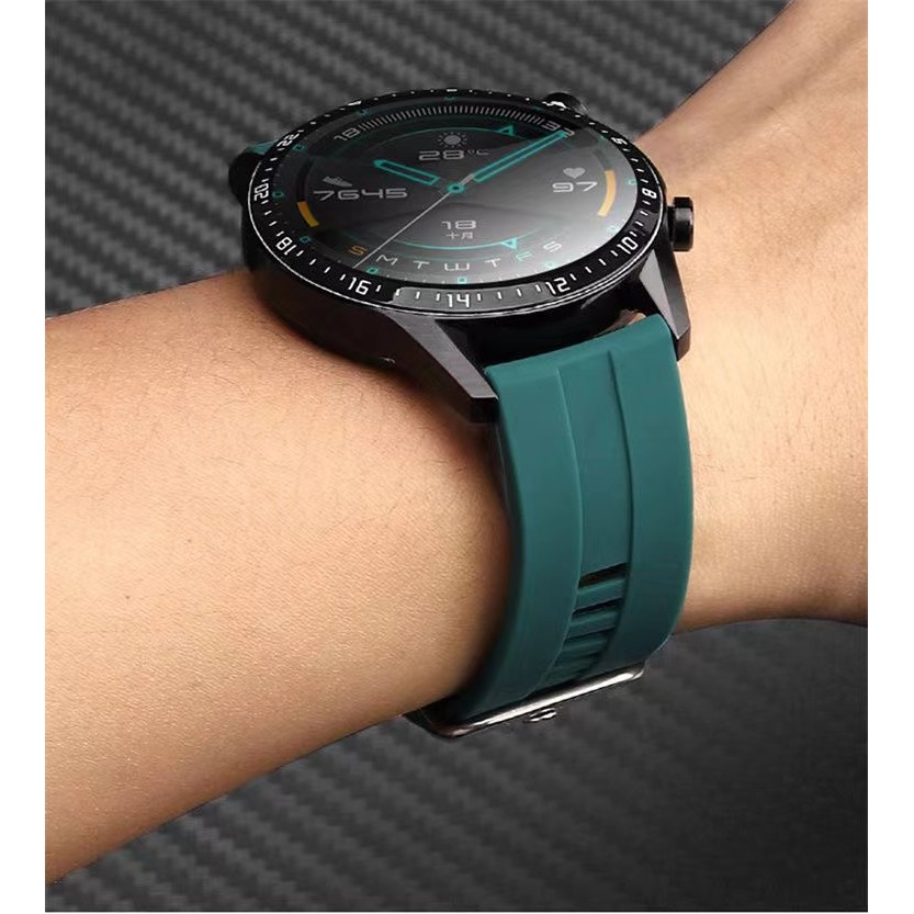 สายgarmin active5/vivoactive3/vivoactive4/venu sq2/venu3สายนาฬิกา20มม22มมชิลิโคน165/245/255/55/265