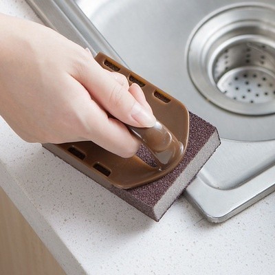 S&F 701 ฟองน้ําล้างกระทะด้ามโฟมอเนกประสงค์