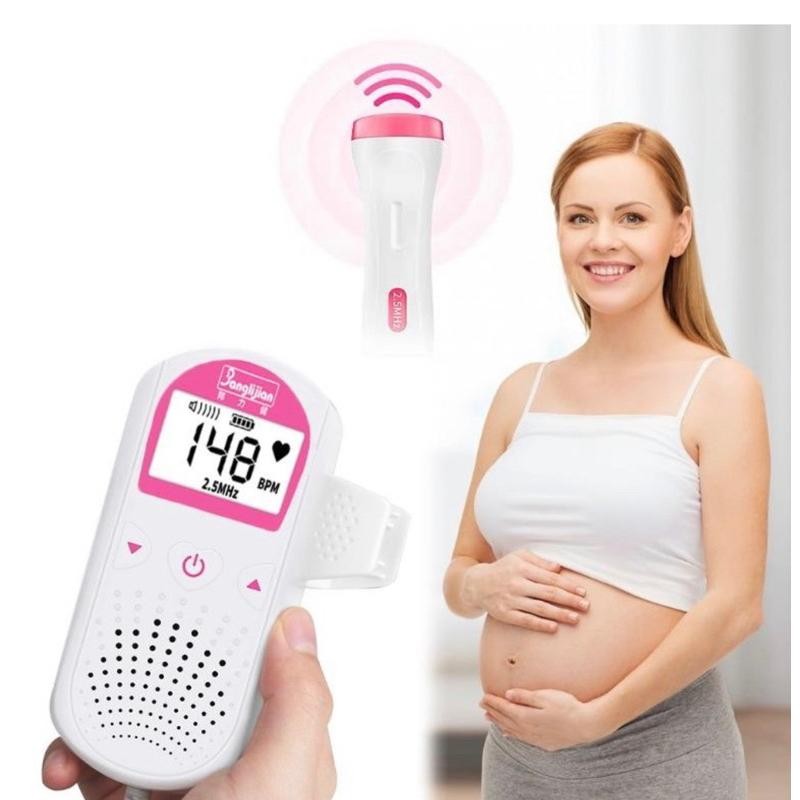 ท้องถิ่นที่ดีที่สุดDoppler Fetal Monitor เด็กทารกในครรภ์เสียง Heart Rate Detector Baby Heartbeat Mon