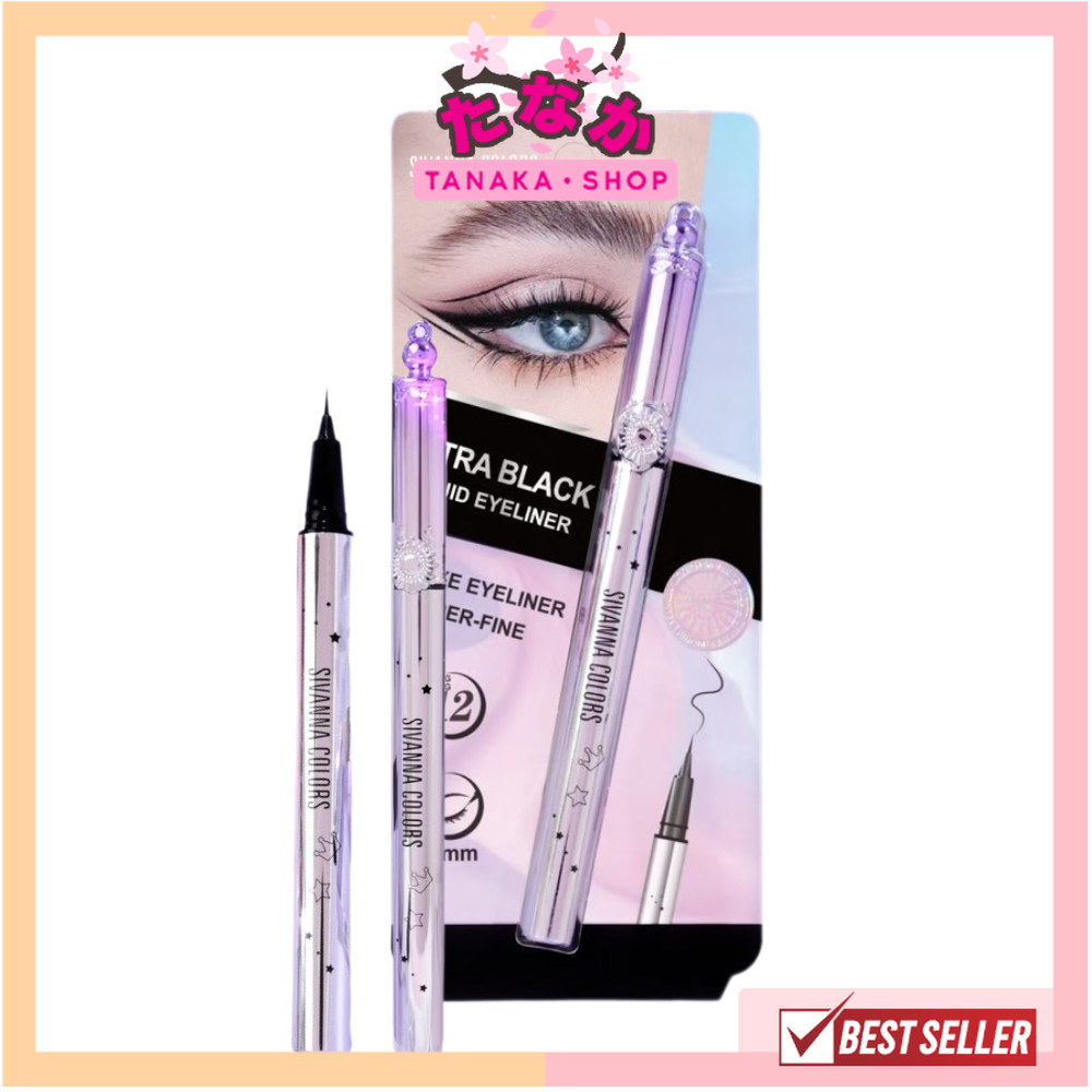 🔥แท้/ดีลสุดคุ้ม/ไลฟ์ทุกวัน🔥(1ชิ้น) ES8021 SIVANNA ULTRA BLACK LIQUID EYELINER