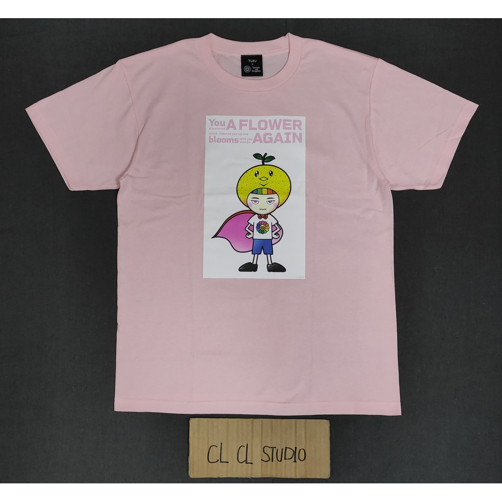 Spot Takashi Murakami Takashi Murakami การ์ตูน Yuzu ศิลปะพิมพ์ร่วมแขนสั้น