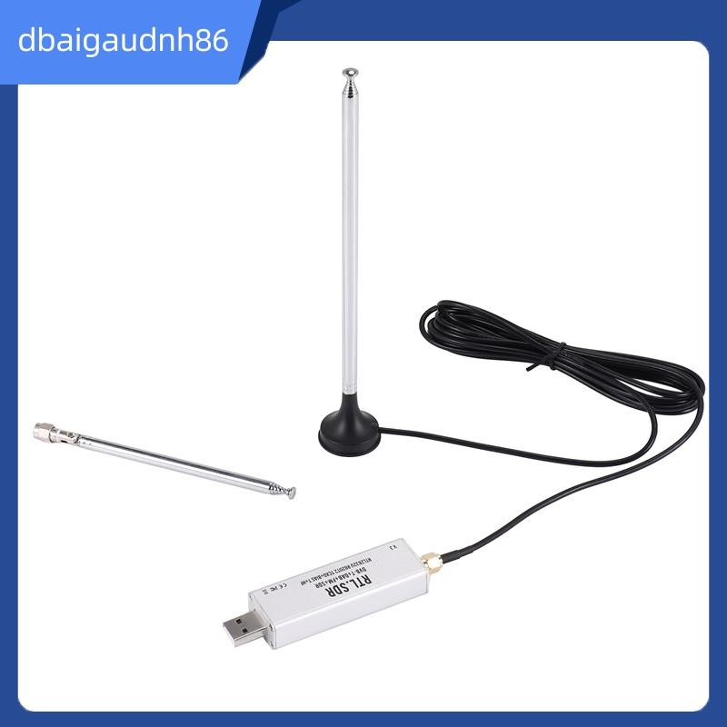 พร้อมสต็อกRTL-SDR Blog RTL SDR Receiver V3 RTL2832U 0.1MHz-1.7GHz TCXO SMA Receiver พร้อมเสาอากาศ