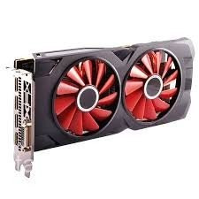 二การ์ดแยกแยกชิ้นส่วน XFX RX 580 2048SP Black Wolf 8 GB Volkswagen GPU R94H