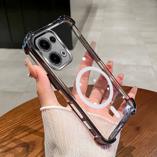 เคสสําหรับ OPPO Reno 13 5G PRO เคสโทรศัพท์ 2025 กันกระแทกแม่เหล็กใหม่ softCase SZ15