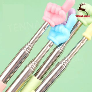 ไม้ชี้ ไม้ชี้ไวท์บอร์ด ไม้ชี้นิ้วมือ แบบยืดหดได้ pointer presentation อุปกรณ์ช่วยสอน Multifunction Teaching Stick