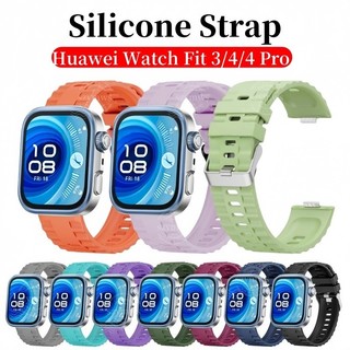 สําหรับ Huawei Watch Fit 5/5 Pro/3/4/4 Pro สายซิลิโคนสมาร์ทวอท์ชเปลี่ยนสายรัดข้อมือสําหรับ Huawei Watch Fit3 4 4Pro 5 5 Pro Band สายคล้อง