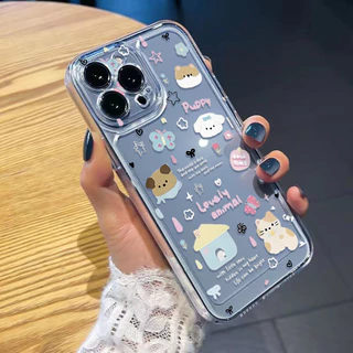 TPUเคส For Samsung A55 5G A56 A16 A36 A06 A15 A05 A05S A54 A25 A53 A35 A52 A12 A14 A13 A32 A24 S24 FE S23 S25 ชัดเจนเคส