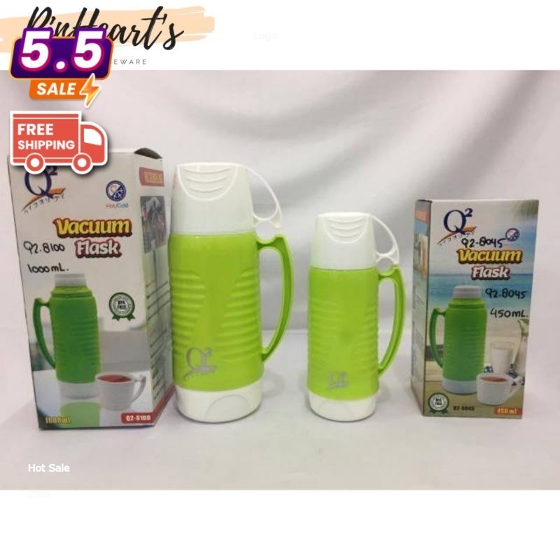 VACUUM FLASK/THERMOS TEMPANG Q2 1L & 0.45L | กระติกน้ําร้อนสําหรับน้ําร้อน | กระติกน้ําสูญญากาศ