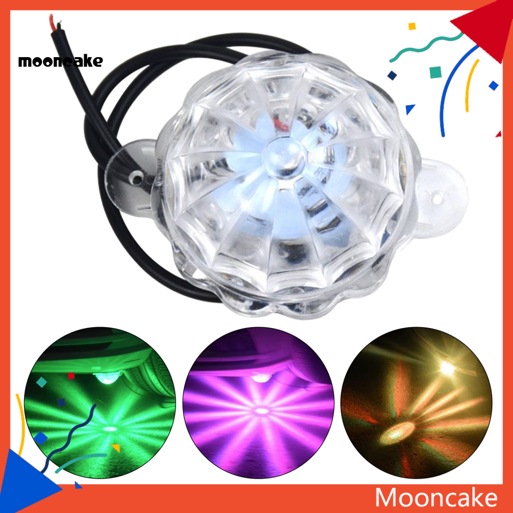 ขนมไหว้พระจันทร์| ไฟแชสซีกันน้ําแรงดันไฟฟ้าอัจฉริยะไฟตรวจสอบตัวเอง 12v กันน้ําหลากสี Led Rock Light 