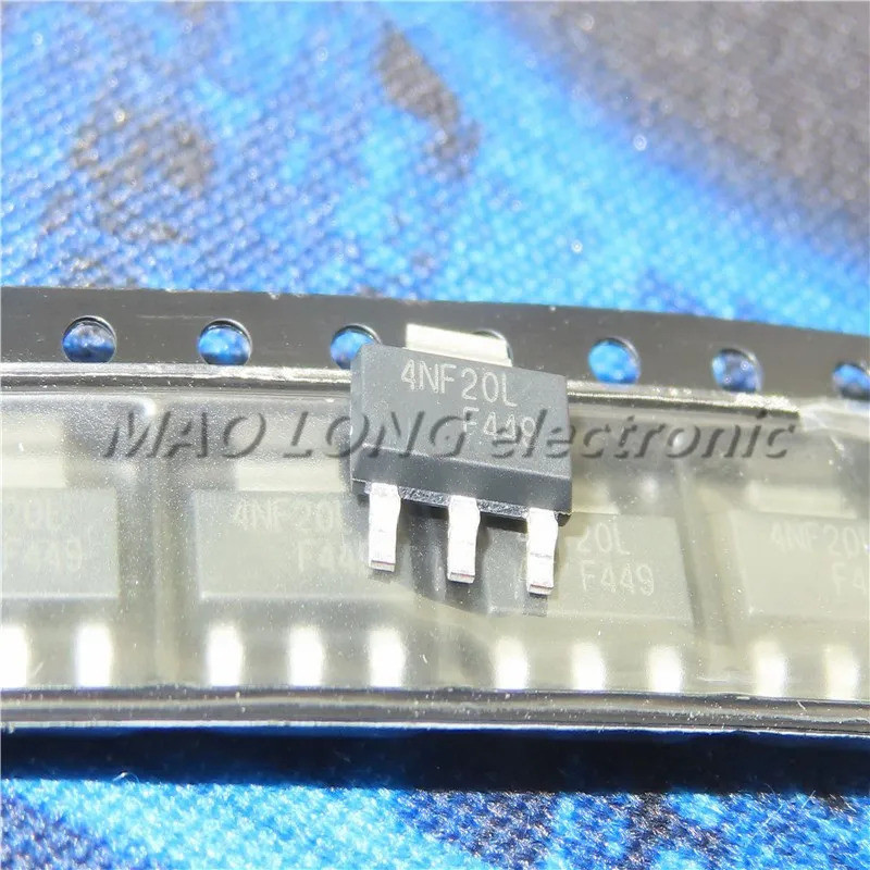 10 ชิ้น/ล็อต STN4NF20L N4NF20L 4NF20L SOT-223 200V 3.3A N-channel XMOS หลอด field effect หลอด HCAD