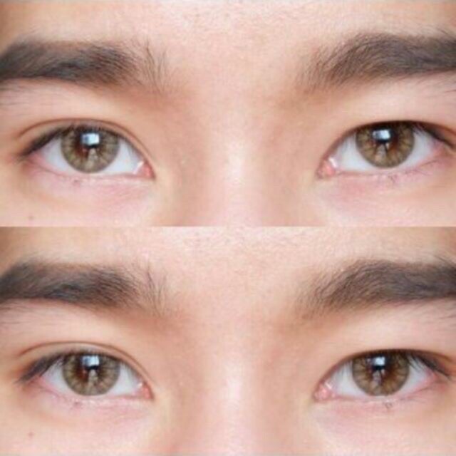 คอนแทคเลนส์ Hydrogel(มินิ)  Mini Pony Brown / Gray (Rozelens) เลนส์รุ่นใหม่ นิ่มใส่สบายตา - รูปที่ 3