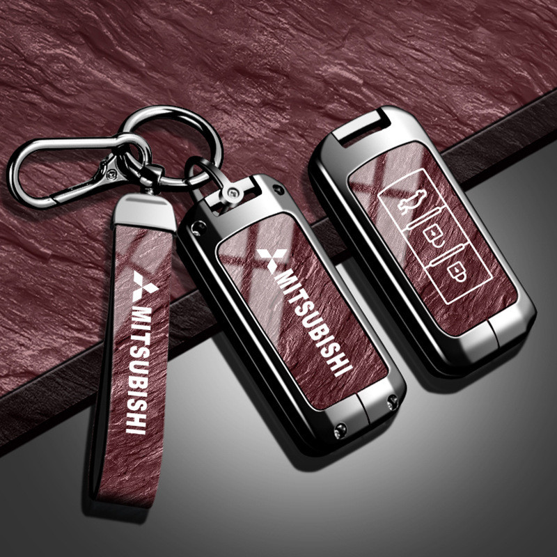 พวงกุญแจ พวงกุญแจรถ ปลอกกุญแจ Mitsubishi eclipse Pajero sport xforce pajero xpander cross Triton tri