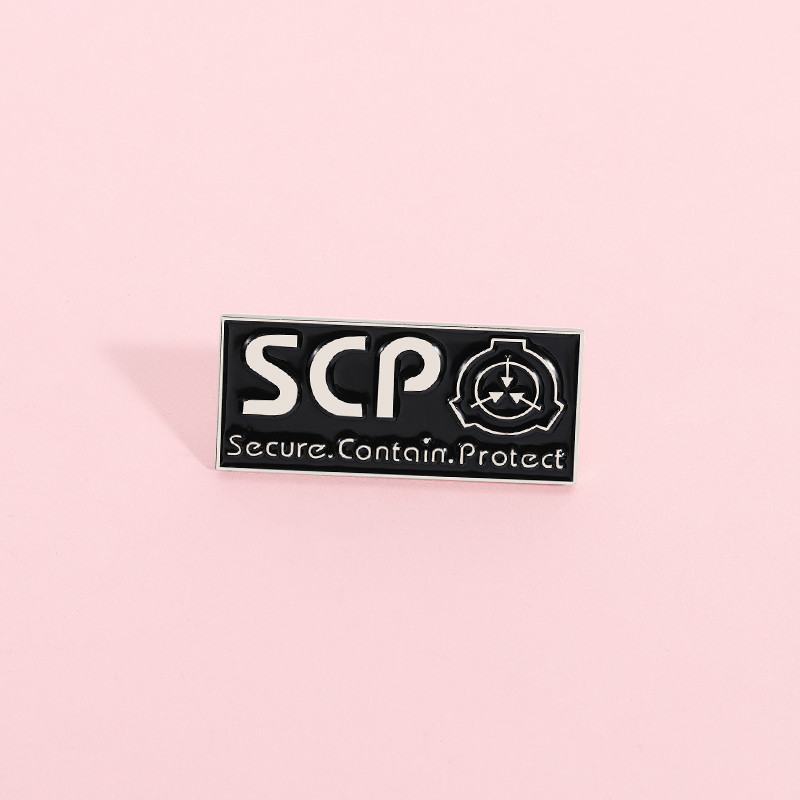 Scp โลโก้เข็มกลัด Pins บรรจุ Procedures Foundation เข็มกลัด Fictional Secret Organization Badges