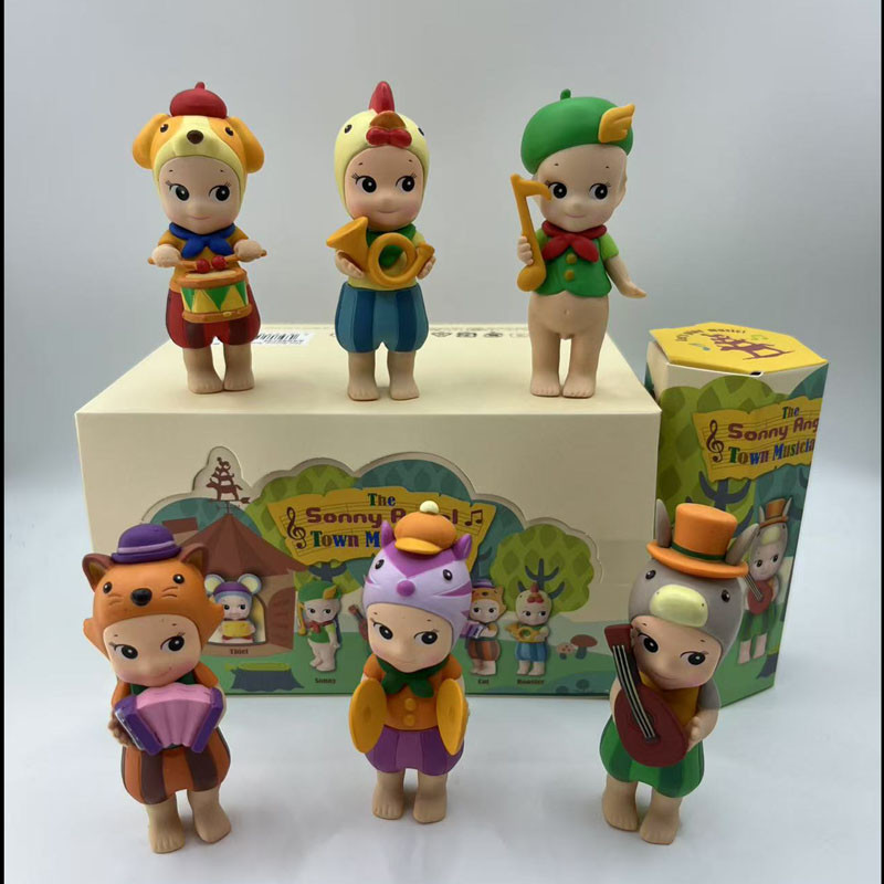 6 ชิ้น Sonny Angel Home Sweet Home series อะนิเมะตัวเลขเครื่องประดับตุ๊กตาแฟนเด็กของขวัญวันเกิดคริสต