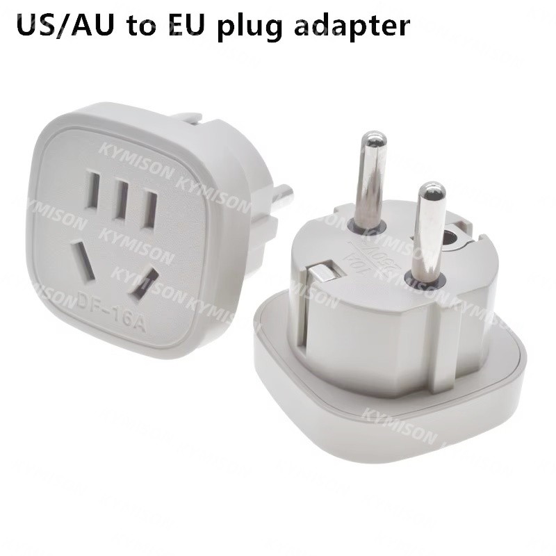 EU Plug Adapter Gemanry รัสเซีย Travel Adapter Converter คุณภาพสูง AU จีนออสเตรเลียนิวซีแลนด์ EU เกาหลี AC Wall Socket