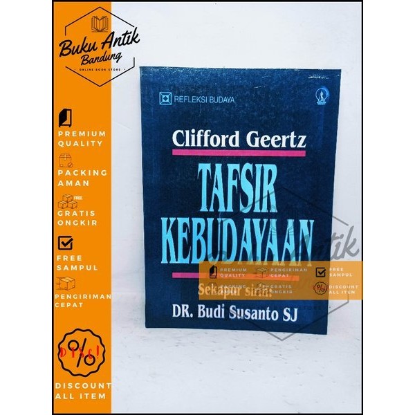 หนังสือการโต้ตอบทางวัฒนธรรม Clifford Geertz Budi Susanto