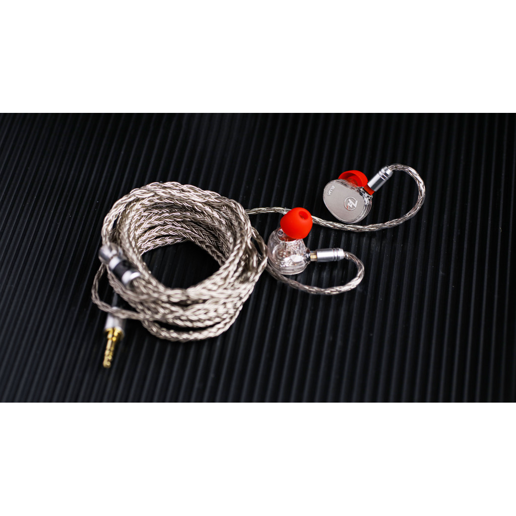 7hz x HBB Elua 10 มม.+ 8 มม.Dual Dynamic Driver IEM Hifi หูฟังการออกแบบสายเคเบิลที่ถอดออกได้และเสียงสมดุล