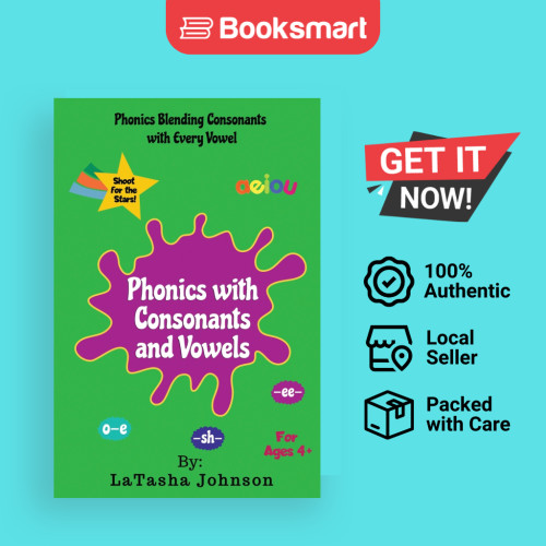 Phonics With Consonants And Vowels - ปกอ่อน - อังกฤษ - 9781087916934