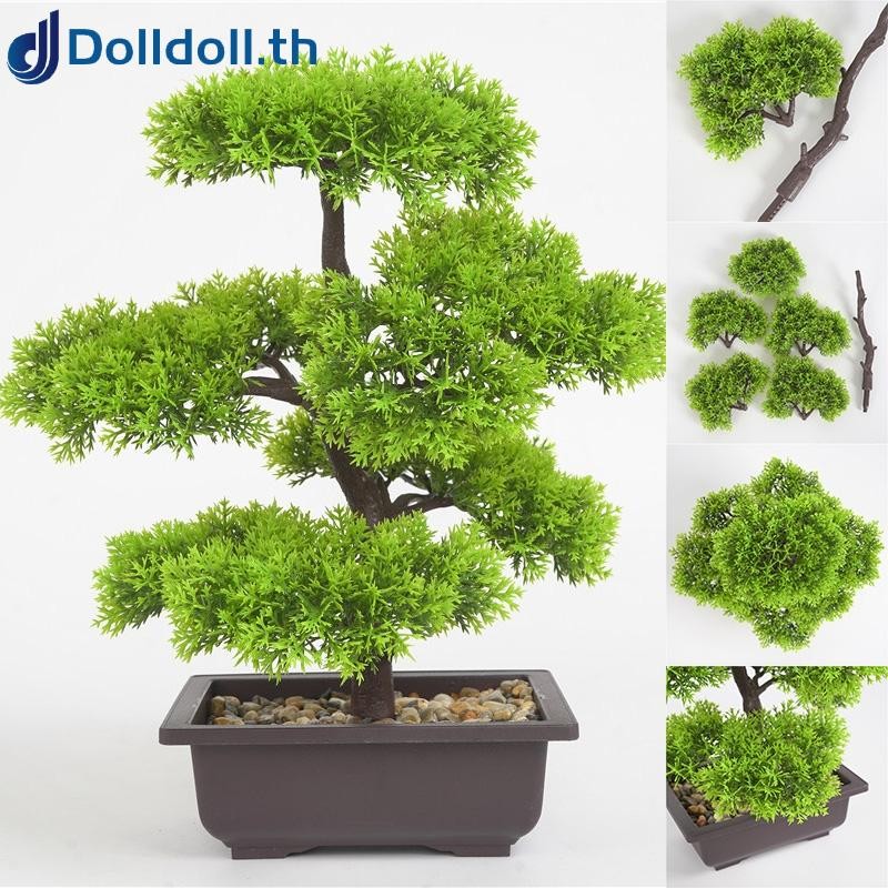 [Dolldoll]Artificial Bonsai Fake Pine Plant Accessories Living Room Office Plants