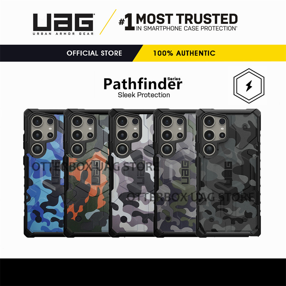 Uag Galaxy S24 Ultra/s24+s24/s23 Ultra/s23/s23 Plus/s23 Shell Pathfinder Samsung Shell มีความแน่นและกันกระแทกและทหาร Drop Test ปลอกป้องกันแม่เหล็ก
