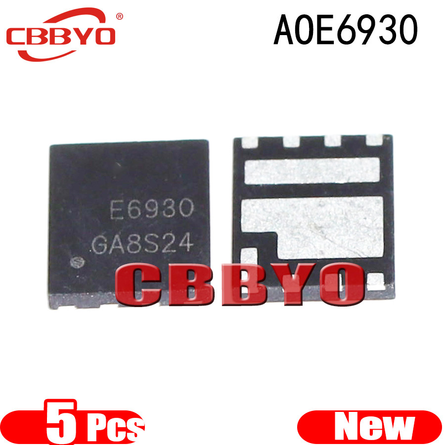 5 ชิ้นแบรนด์ใหม่ E6930 AOE6930 QFN-8