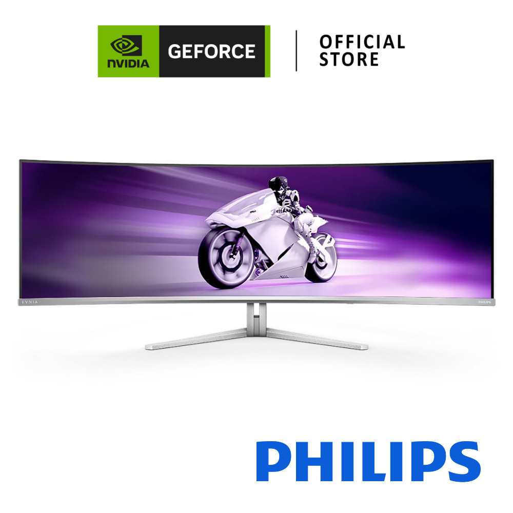 PHILIPS EVNIA Curved MONITOR | NVIDIA G-SYNC COMPATIBLE | 48.9" 5K QD OLED 144Hz 0.03ms (49M2C8900L/