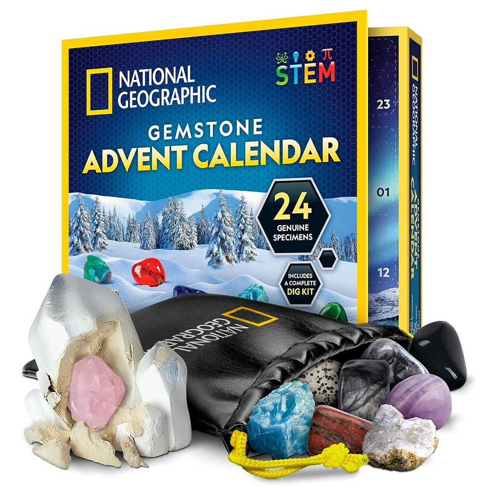 Blue Marble NATIONAL GEOGRAPHIC Gemstone Advent Calendar - Advent Calendar