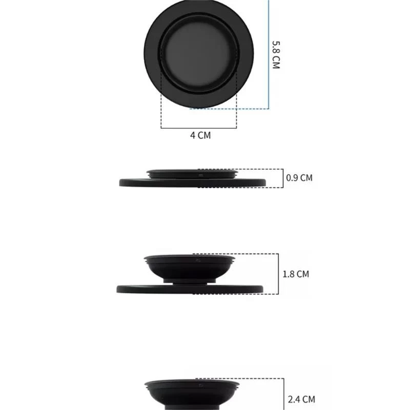พับแม่เหล็ก Grip Stand ที่วางโทรศัพท์โปร่งใส Pop Grip Holder แหวนนิ้วมือขาตั้งโทรศัพท์สมาร์ทโฟนโทรศัพท์มือถือพับ Mount thumbnail 6