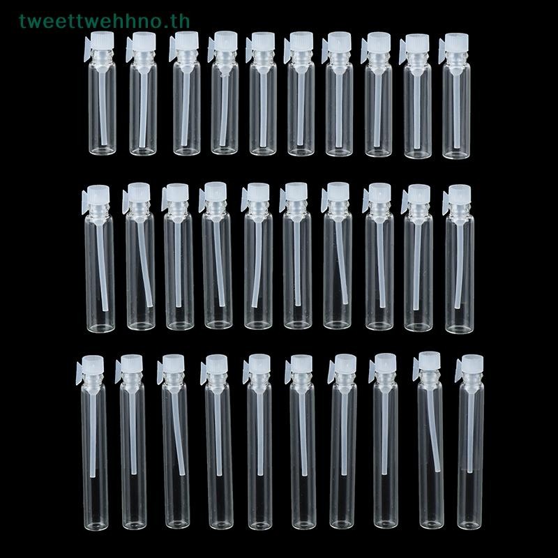 Tweettwehno 1/2/3 ml Mini Glass ขวดตัวอย่างขนาดเล็ก ขวดน้ําหอม TH