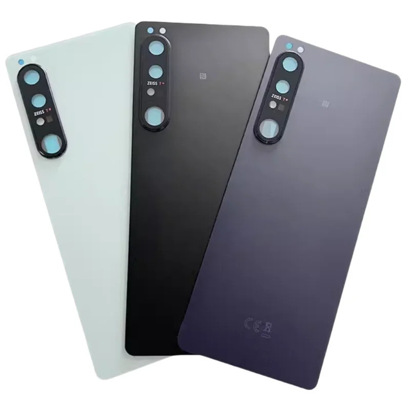 โทรศัพท์มือถือฝาหลังกรณีแก้วสําหรับ Sony Xperia 1IV XQ-CT72 X1IV Mark4 ฝาครอบแบตเตอรี่ด้านหลังประตูก