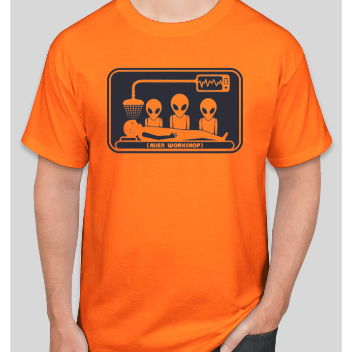 เสื้อยืด T Shirt Alien Workshop Logo Skateboard Gear Tee