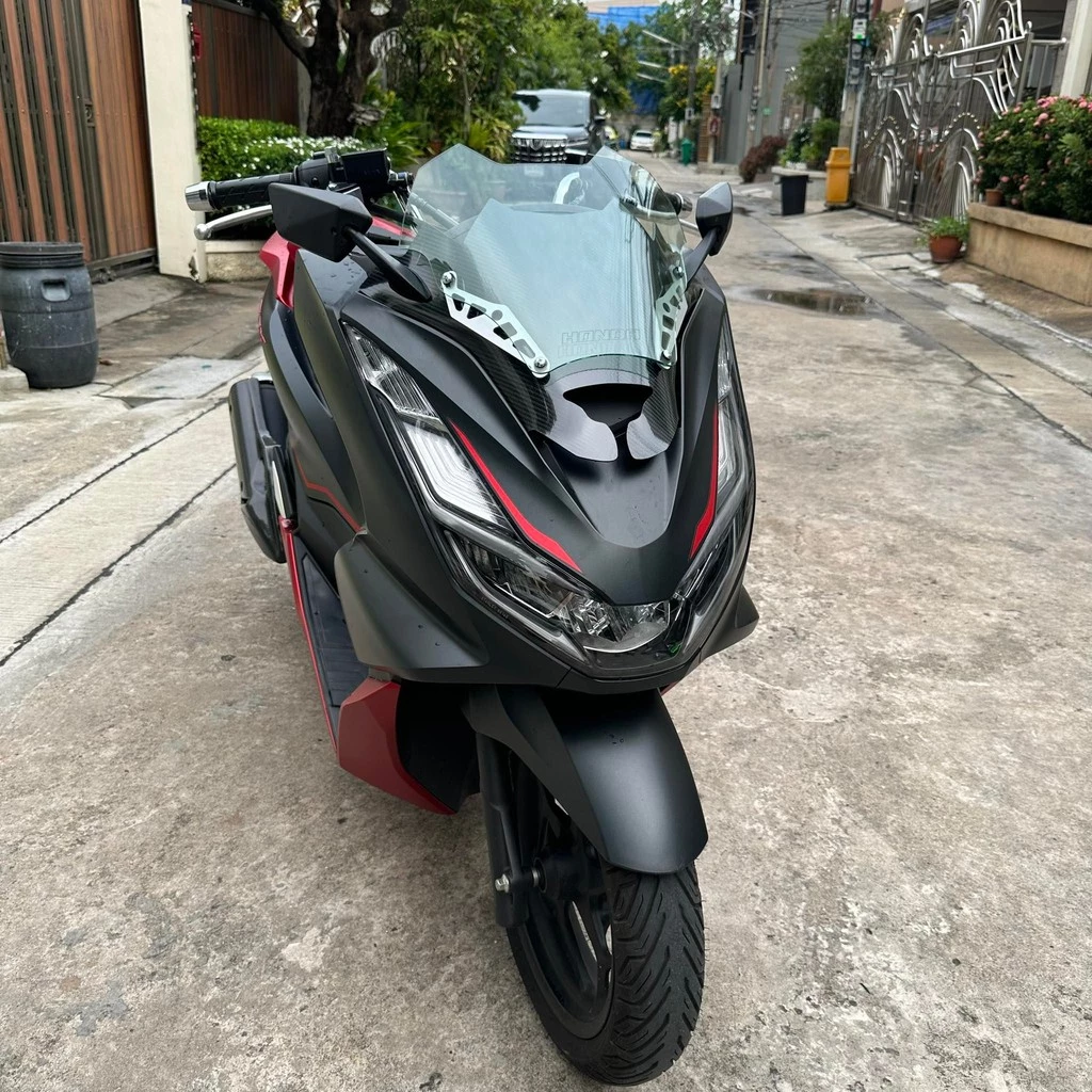 ชิวแต่งสองขั้นลายเคฟล่า Honda PCX160 ปี 2021 thumbnail 6
