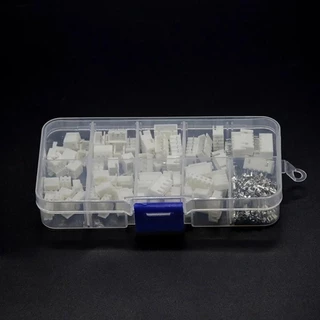 Zhuanke 230 ชิ้น 2.54 มิลลิเมตร Pitch Terminal, XH2.54 ชุดขั้วต่อ Pin, ชายและหญิง 2 P 3 P 4 P 5pin 4 ค่า Terminal Connector Kit