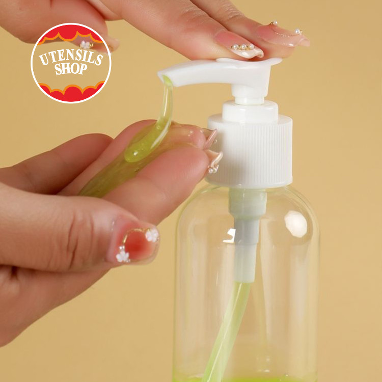 UTENSILS ขวดปั้ม 30 50 100 120 มล. พร้อมส่ง ขวดใส ขวดใส่เจล พลาสติกหนา ใส่แอลกอฮอล์ สบู่ แชมพู