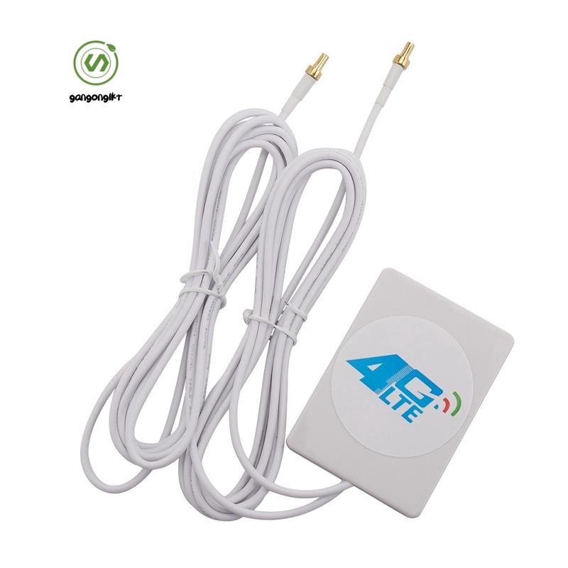 [gangong1kr]เสาอากาศ Wifi 4G/3G 28dBi LTE เสาอากาศเครื่องขยายสัญญาณ 4G/3G Mobile Router WiFi เสาอากา