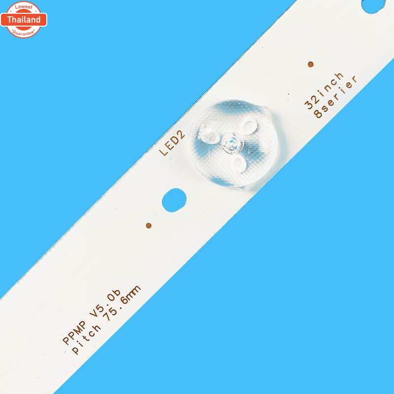 หลอดไฟแล็คไลท์ทีวี TOSHIBA 32 นิ้ว รุ่นที่ใช้ได้ 32P2300VT 32L3450VT 32L5450VT 3 แถว 8 ดวง 8LED สินค