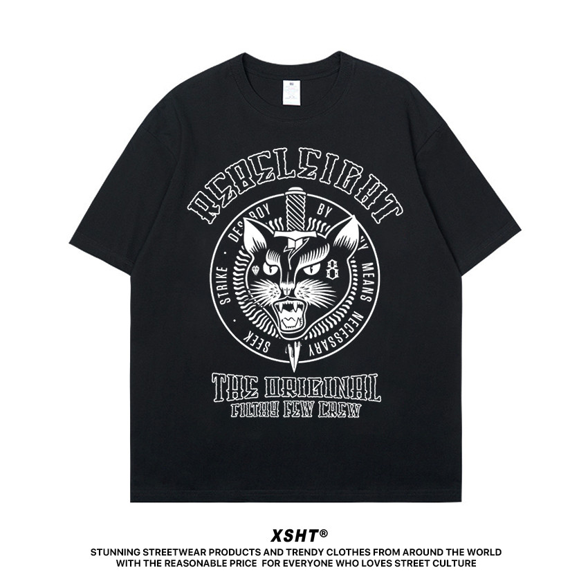 พร้อมส่ง เสื้อ Gildan ลาย Rebel8 Tee - Black (สีดำ) tee