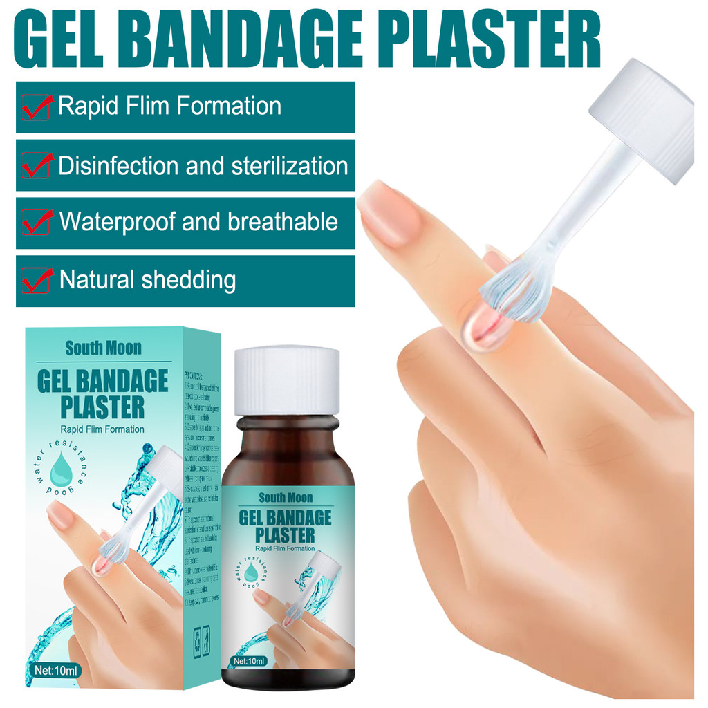 ระบายอากาศและกันน้ําแผล Healing Gel Liquid Bandage Wound Patch Liquid Band Aid สเปรย์แผล Hemostatic กาว