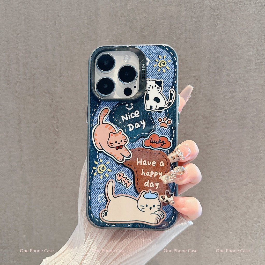 เข้ากันได้กับ iPhone 16 iPhone 15 Pro Max iPhone 13 iPhone 11 X XS 7 PLUS เคสโทรศัพท์การ์ตูนเคสโทรศั