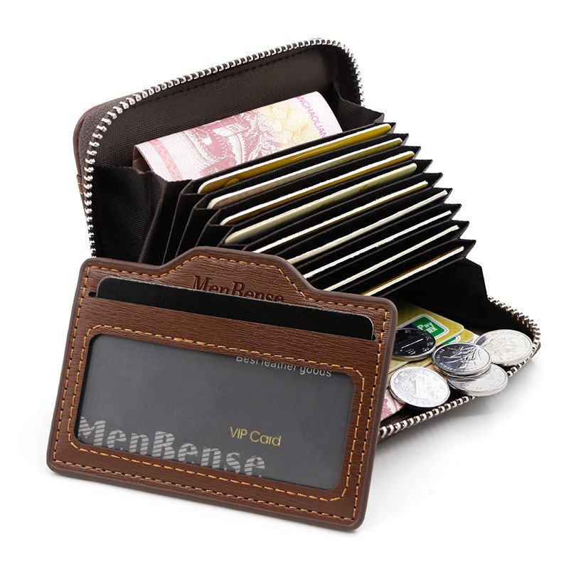 นําเข้า MENBENSE K99-25 MINI RFID CARD WALLET SHOPPING MONEY