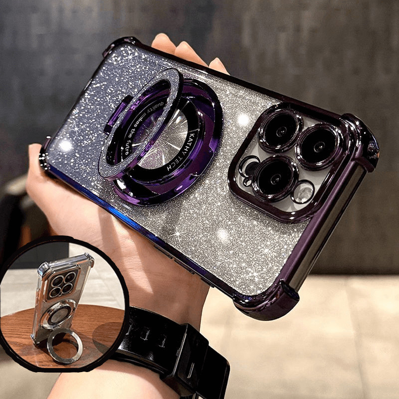 Four Corners Air Cushion เคส for Redmi 14C 13C 13R 4G Note 13 Pro 5G 12 Turbo 11A 11 11S Pro+ Plus 3 MI 15 11 Lite POCO F3 F6 F5 M4 C65 X6 M6 X5 Anti Drop Plating Ring Bracket Magnetic Camera Protection Shockproof Soft Phone Case JD 05