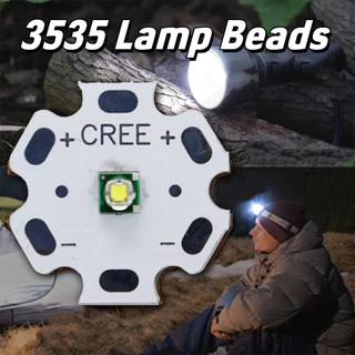 จัดส่งใน24ซม.หลอดไฟฉาย led บอร์ดไฟฉาย 6500K 3W แสงสีขาว ขนาด16 มม. 20 มม.อะไหล่เปลี่ยน