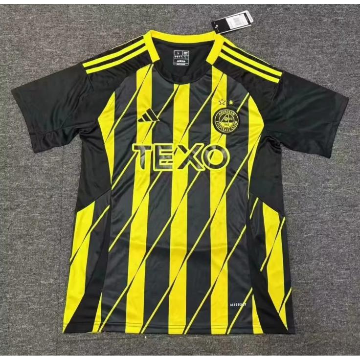 แฟน ๆ 24-25 Aberdeen Away เสื้อยืดเสื้อฟุตบอลคุณภาพสูง S-2XL