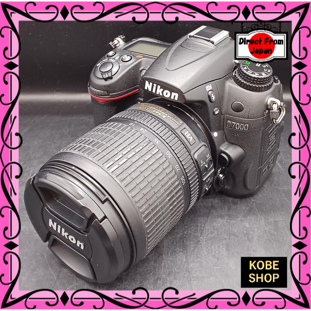 【ส่งตรงจากญี่ปุ่น】 ชุดเลนส์กล้องดิจิตอล SLR NIKON D7000 【สินค้ามือสอง】