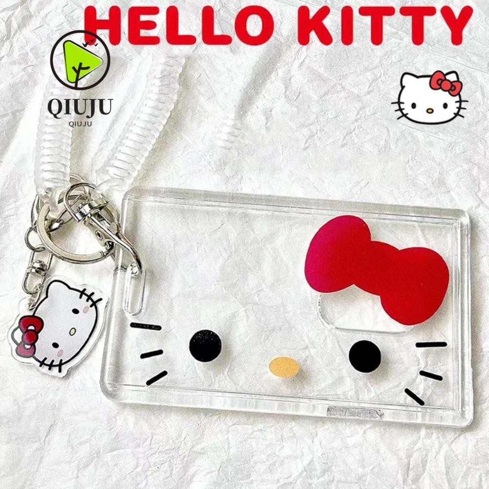 ที่ใส่บัตร ชิวจู, ที่ใส่ภาพการ์ตูนแบบใส, ที่ใส่บัตรประจําตัวคิตตี้, เคสฝาปิดบัตรเครดิต