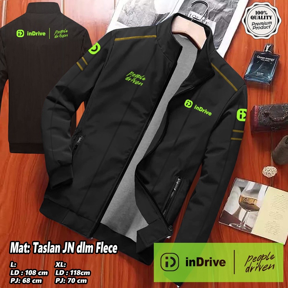 ใหม่ล่าสุด INDRIVE DRIVER JACKET 2023 / คนขับชายและหญิง PARACHUE JACKET 2023