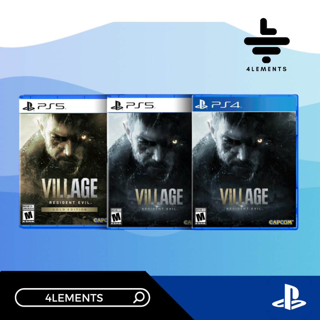 (พร้อมส่ง) PS4 PS5 RESIDENT EVIL VILLAGE (R1/US) (GAME) (ENG)