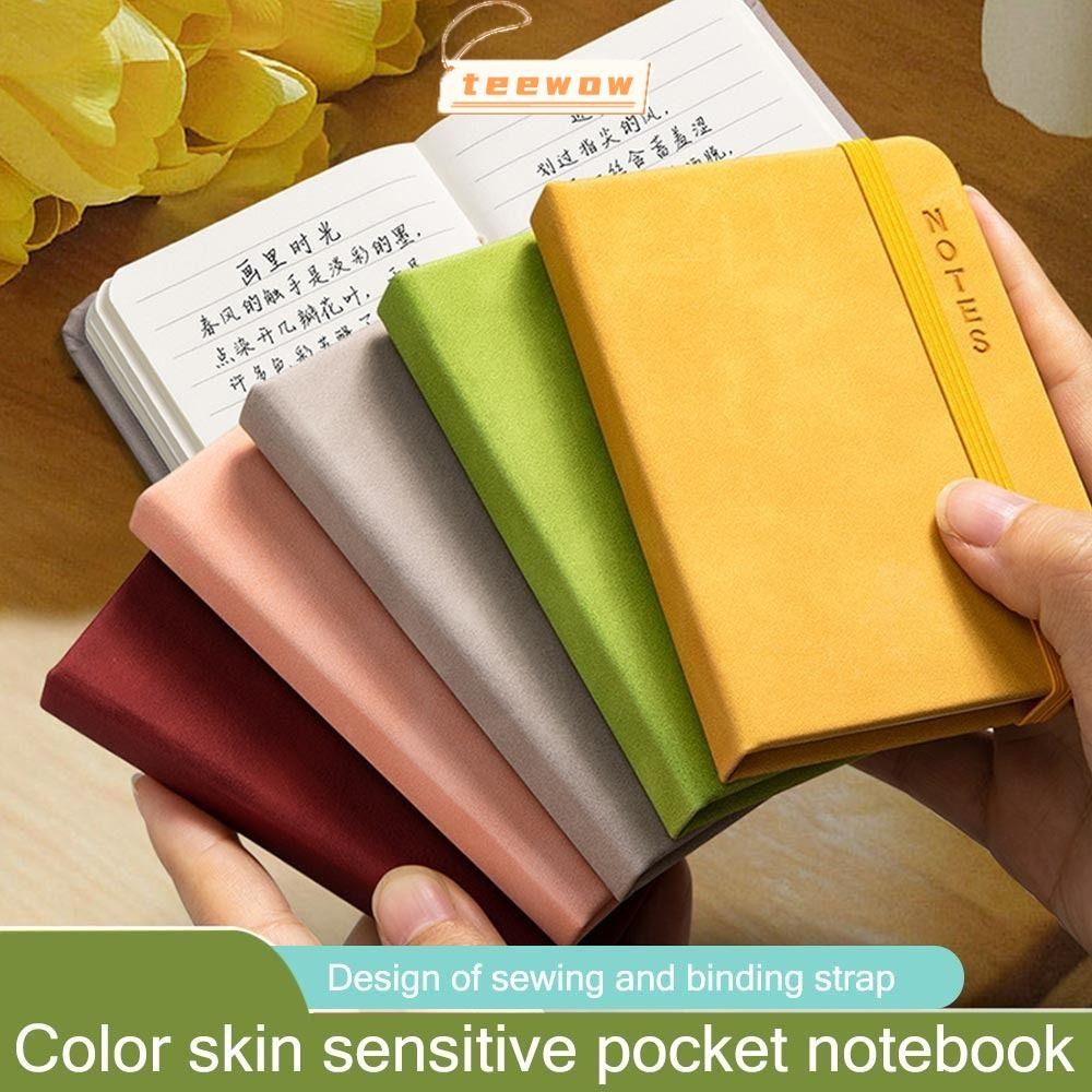 สมุดโน๊ต TEEWOW, To Do List A7 Pocket Notepad, High Quality Mini Portable Agenda Book Office School