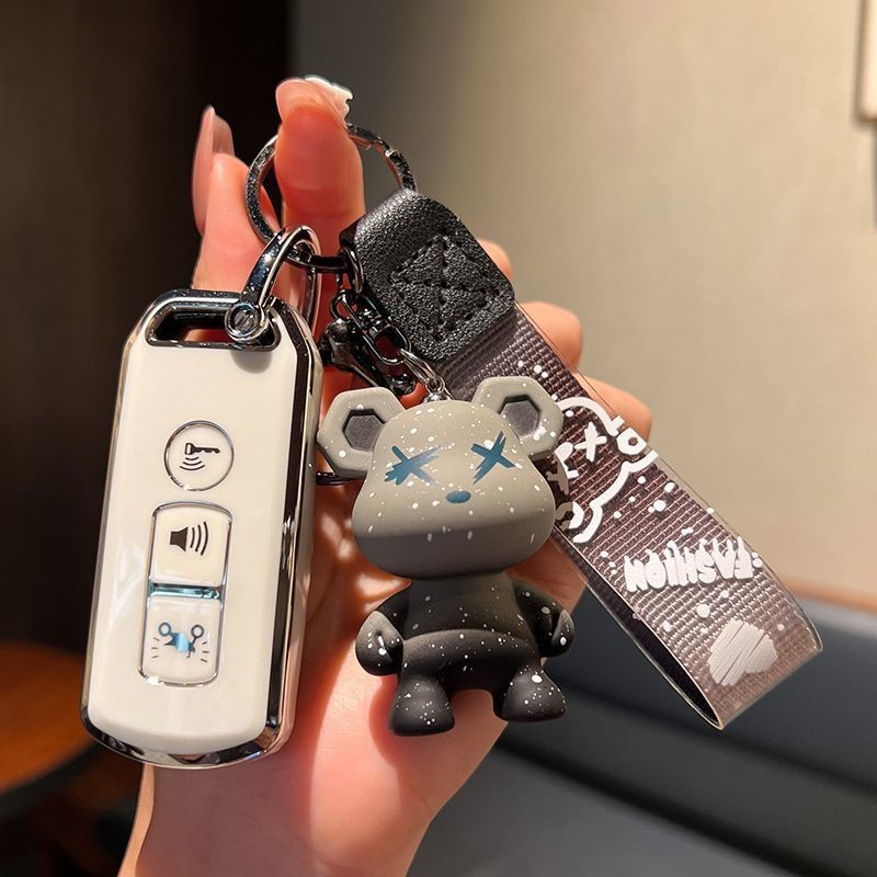 เคสกุญแจสำหรับฮอนด้า pcx150เคสรถจักรยานยนต์ Fossa nss350แยกสาย Haojue uhr150เคสกุญแจ